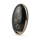 Нано-чехол высокого качества для дистанционного ключа BYD с 4 кнопками черного цвета BYD-B11J