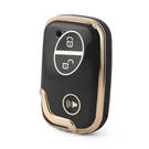 Funda Nano de alta calidad para mando a distancia BYD, 3 botones, Color negro, BYD-E11J