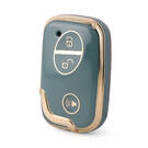 Nano High Quality Cover For BYD Remote Key 3 Buttons Gray Color BYD-E11J