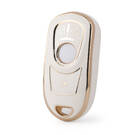 Нано-чехол высокого качества для Buick Smart Remote Key 4 кнопки белого цвета BK-A11J5B
