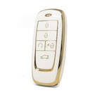 Nano High Quality Cover For Trumpchi Smart Remote Key 5 Buttons White Color CQ-B11J