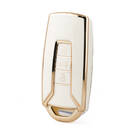 Nano High Quality Cover For Volkswagen Remote Key 3 Buttons White Color VW-H11J