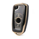 Nano High Quality Cover For Dongfeng Remote Key 2 Buttons Black Color DF-C11J
