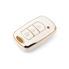 New Aftermarket Nano High Quality Cover For Dongfeng Remote Key 3 Buttons White Color DF-F11J | Emirates Keys -| thumbnail