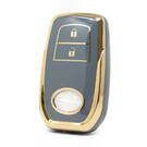 Nano High Quality Cover For Toyota Remote Key 2 Buttons Gray Color TYT-A11J2