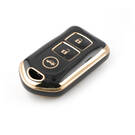 New Aftermarket Nano High Quality Cover For Toyota Remote Key 3 Buttons Black Color TYT-L11J3 | Emirates Keys -| thumbnail