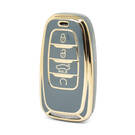 Nano High Quality Cover For Hongqi Remote Key 4 Buttons Gray Color HQ-B11J