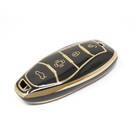 Nouveau couvercle Nano de haute qualité pour clé télécommande Hongqi, 4 boutons, couleur noire, HQ-D11J | Clés des Émirats -| thumbnail