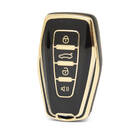 Nano – couvercle de haute qualité pour clé télécommande Geely, 4 boutons, couleur noire, GL-B11J4B