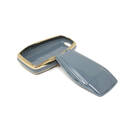 New Aftermarket Nano High Quality Cover For Geely Remote Key 4 Buttons Gray Color GL-B11J4B | Emirates Keys -| thumbnail