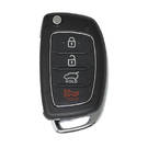Hyundai Santa Fe 2013-2015 Flip Remote Key Shell 3+1 botón HYN17R hoja