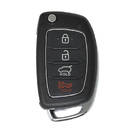 Hyundai Santa Fe 2013-2015 Flip Remote Key Shell 3+1 Botão HYN17R Blade