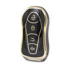 Чехол Nano высокого качества для дистанционного ключа Geely с 4 кнопками черного цвета GL-C11J