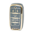 Nano High Quality Cover For Jeep Remote Key 5+1 Buttons Gray Color Jeep-D11J6