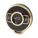 Nano High Quality Cover For Smart Remote Key 3 Buttons Black Color SMT-A11J