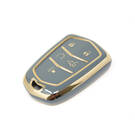 Novo aftermarket nano capa de alta qualidade para chave remota cadillac 4 + 1 botões cor cinza CDLC-A11J5 Chaves dos Emirados -| thumbnail