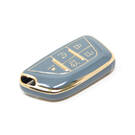 Nueva cubierta Nano de alta calidad del mercado de accesorios para llave remota Cadillac 4 + 1 botones Color gris CDLC-B11J5 | Cayos de los Emiratos -| thumbnail