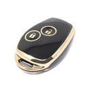 Couverture Nano de haute qualité pour clé télécommande Renault, 2 boutons, couleur noire, RN-D11J2 | Clés des Émirats -| thumbnail