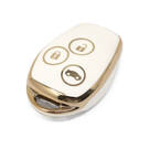 Nueva cubierta Nano de alta calidad del mercado de accesorios para llave remota Renault 3 botones Color blanco RN-D11J3 | Cayos de los Emiratos -| thumbnail