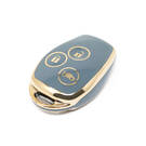 Новый чехол Nano высокого качества для вторичного рынка для дистанционного ключа Renault с 3 кнопками серого цвета RN-D11J3 | Ключи Эмирейтс -| thumbnail