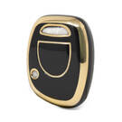 Нано-чехол высокого качества для дистанционного ключа Renault 1 кнопки черного цвета RN-E11J