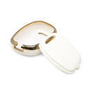 New Aftermarket Nano High Quality Cover For Renault Remote Key 1 Buttons White Color RN-E11J | Emirates Keys -| thumbnail