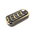 New Aftermarket Nano High Quality Cover For Mahindra Flip Remote Key 3 Buttons Black Color MHD-A11J | Emirates Keys -| thumbnail