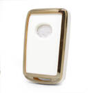 New Aftermarket Nano High Quality Cover For Mazda Remote Key 4 Buttons White Color MZD-B11J4 | Emirates Keys -| thumbnail