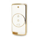Nano High Quality Cover For Chery Remote Key 3 Buttons White Color CR-E11J