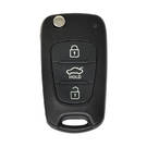 Hyundai Flip Remote Key Shell 3 Buttons TOY48 Blade Sedan Type