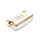Nueva funda Nano de alta calidad para mando a distancia Venucia Flip, 4 botones, Color blanco, VNC-D11J | Cayos de los Emiratos -| thumbnail