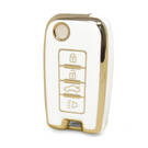 Funda Nano de alta calidad para mando a distancia Venucia Flip, 4 botones, Color blanco, VNC-D11J