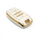 Nouvelle couverture Nano de haute qualité pour clé télécommande Kia, 5 boutons, couleur blanche, KIA-D11J5 | Clés des Émirats -| thumbnail