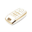 New Aftermarket Nano High Quality Cover For Kia Remote Key 6 Buttons White Color KIA-D11J6 | Emirates Keys -| thumbnail