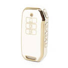 Nano High Quality Cover For Kia Remote Key 7 Buttons White Color KIA-H11J7