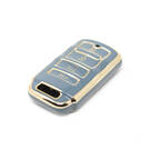 New Aftermarket Nano High Quality Cover For Kia Remote Key 4 Buttons Gray Color KIA-M11J4A | Emirates Keys -| thumbnail