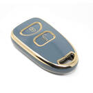 New Aftermarket Nano High Quality Cover For Kia Remote Key 3 Buttons Gray Color KIA-P11J3 | Emirates Keys -| thumbnail