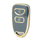 Nano High Quality Cover For Kia Remote Key 3 Buttons Gray Color KIA-P11J3