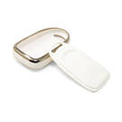 New Aftermarket Nano High Quality Cover For Kia Remote Key 4 Buttons White Color KIA-P11J4 | Emirates Keys -| thumbnail