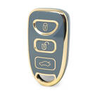 Nano High Quality Cover For Kia Remote Key 4 Buttons Gray Color KIA-P11J4