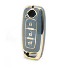Nano High Quality Cover For Nissan Remote Key 3 Buttons Gray Color NS-C11J3
