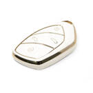 Nouveau couvercle Nano de haute qualité pour clé télécommande Roewe, 4 boutons, couleur blanche, RW-D11J | Clés des Émirats -| thumbnail