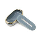 New Aftermarket Nano High Quality Cover For Tesla Remote Key 3 Buttons Gray Color TSL-A11J | Emirates Keys -| thumbnail