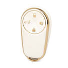 Nano High Quality Cover For NIO Remote Key 4 Buttons White Color NIO-A11J