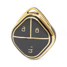 Nano High Quality Cover For Wuling Smart Remote Key 3 Buttons Black Color WL-E11J