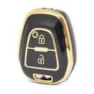 Nano High Quality Cover For Isuzu Remote Key 2 Buttons Black Color ISZ-A11J