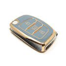 Couverture Nano de haute qualité pour clé télécommande Hyundai Sonata, 3 boutons, couleur grise, nouveau, HY-B11J3B | Clés des Émirats -| thumbnail