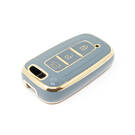 Couverture Nano de haute qualité pour clé télécommande Hyundai Kia, 3 boutons, couleur grise, HY-G11J3 | Clés des Émirats -| thumbnail