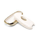 New Aftermarket NNano High Quality Cover For Hyundai Remote Key 8 Buttons White Color HY-H11J8 | Emirates Keys -| thumbnail