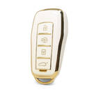 Nano High Quality Cover For Xpeng Remote Key 4 Buttons White Color XP-A11J
